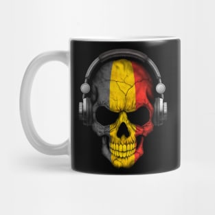 Dark Skull Deejay with Belgian Flag Mug